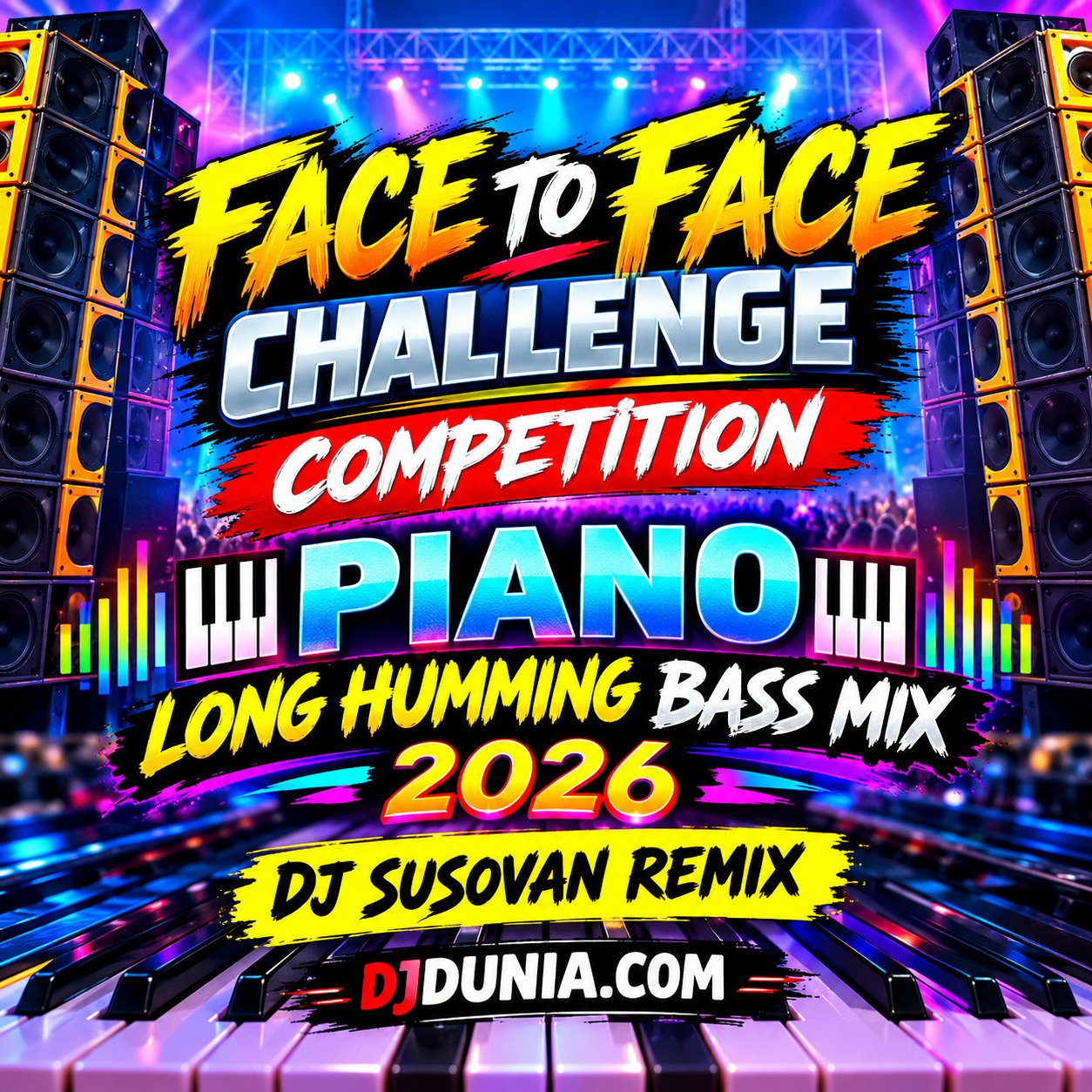 Face To Face Challenge Competition Piano Long Humming Bass Mix 2026 - Dj Susovan Remix